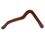 Modern Wooden Armrest Replacement For Office Chair Reddish Brown Standard Height