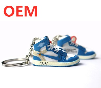 Custom Mini 3D Keychain Ringkey Color AJ Collection Keychain
