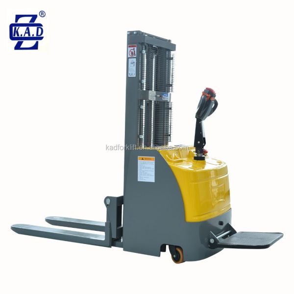 500kg 2 Meters Full Electric Drum Stacker Drum Lifter With Horn For Safety
