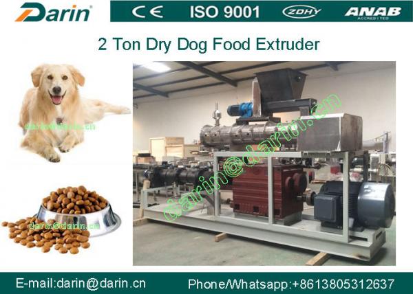 Quality Double screw Automatic dry Pet Food Extruder production machine for sale