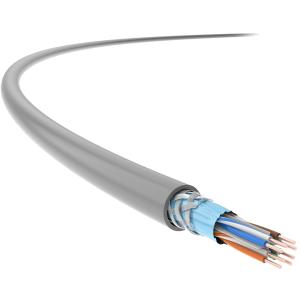 Wholesale SFTP Cat 6A Cable CAT 6A Network Cable 23 AWG Bare Copper PVC Jacket from china suppliers