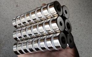Wholesale N52 Neodymium Magnet Circular Tube Radial Oriented Sintered from china suppliers