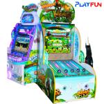 Indoor coin operated monkey climbing entertainment game machine ticket