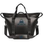 OEM Black Lunch Cooler Bag , Soft Sided Insulated Cooler For Outdoor Camping
