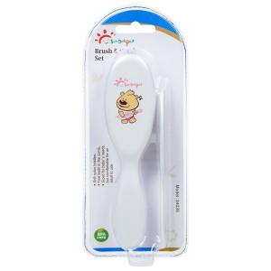 Wholesale White ABS Nylon Adult Baby Infant Comb And Brush Set from china suppliers