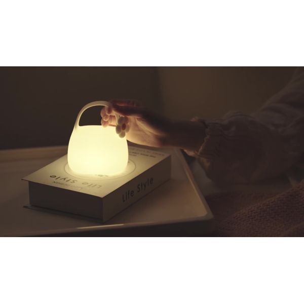 Waterproof Silicone Night Light 109g Squishy Night Light for Kids Rechargeable