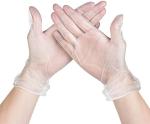 white Pvc Disposable Gloves For Salon And Hospital