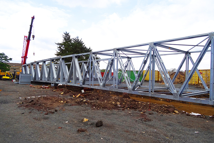 Fast Construction Truss Bailey Bridge With Tolerance ±1% And Q355/Grade 350/ASTM A992