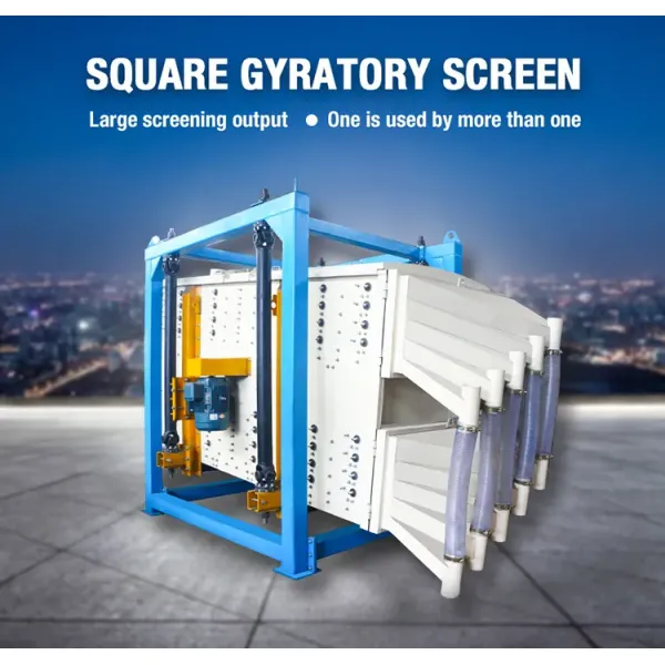 Square Swing Gyratory Screen Vibrating Screen Sifter Machine