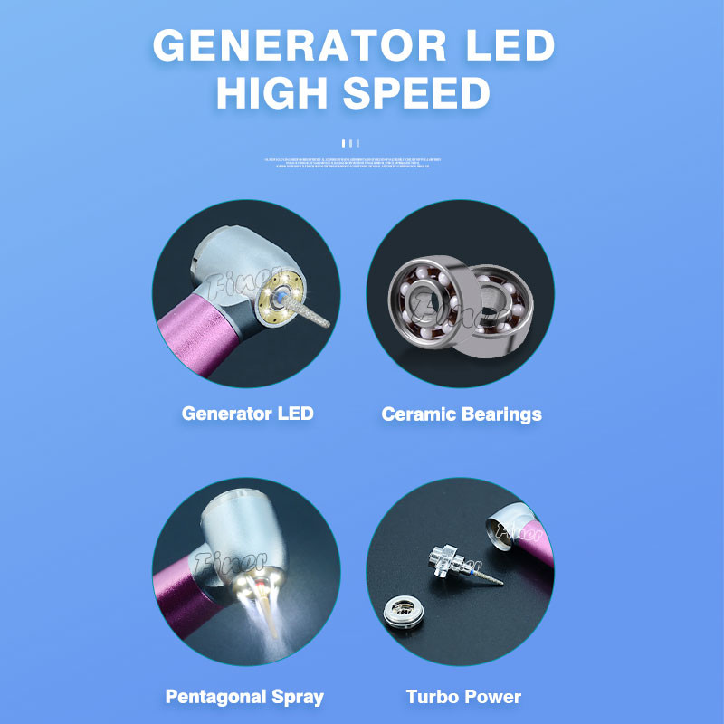 midwest tradition handpiece generator high speed air turbine handpiece
