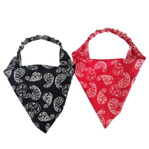 Wholesale Floral Elastic Hair Scarf Headband Leisure Hair Band Triangular Women Hair Accessories from china suppliers