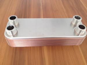 China Max Performance AISI 316 Copper Brazed Plate Heat Exchanger w/ Liquid Properties on sale