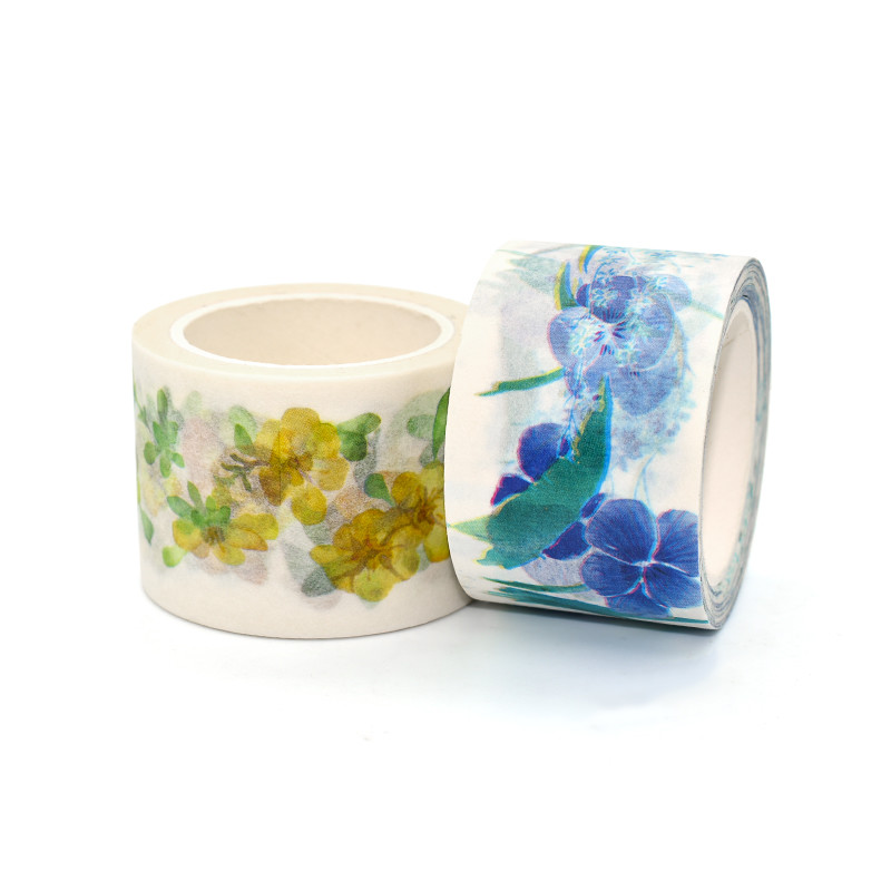 CMYK Waterproof Kawaii Washi Tape For Scrapbooking Planner Printed Masking Washi Paper Tape