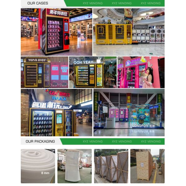 Commercial Automatic Fast Food Box Lunch Bread Sandwiches Vending Machine Hot Food Vending Machines