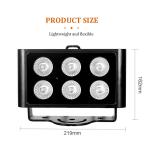 Outdoor Colorful Light 6X5W Led Wall Wash Light Outdoor Garden Led Wash Rgbw Dmx