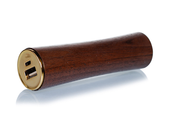 Easy Carry Carved Wood Power Bank 2600mAh With Laser Engraved Logo