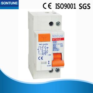 Wholesale White 230V RCBO Circuit Breaker 1P+N Pole IEC61009 Standard Light Weight from china suppliers