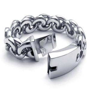 Wholesale High Quality Tagor Stainless Steel Jewelry Fashion Men's Casting Bracelet PXB031 from china suppliers