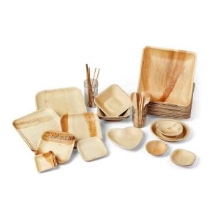 Wholesale 6 Inch 8 Inch 10 Inch Disposable Areca Palm Leaf Plates from china suppliers