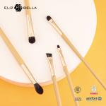 11 Pieces Wooden Handle Beauty Makeup Brush Set Aluminium Ferrule Cosmetic