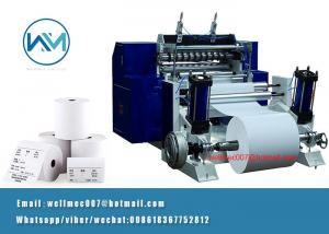 Wholesale Single layer fax paper/cash register/medical report paper/thermal paper slitting machine from china suppliers