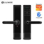 Water Resistant IP55 WIFI Fingerprint Door Lock For Airbnb