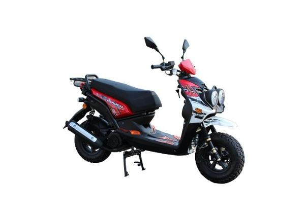 gas motor scooter 125cc 150cc GY6 engine 152QMI 157QMJ alloy wheel red plastic