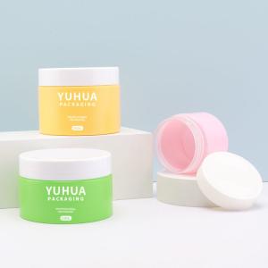 Wholesale Screw Flip Cap Plastic Packaging Jars 50g 100g Capacity For Cosmetic Packing from china suppliers