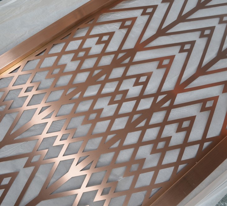 Steel Frame Customized Size Metal Panels Decorative Partition Screen Room