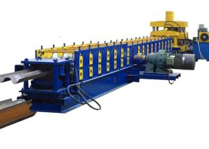 Wholesale Road Crash Barrier Galvanized Highway Guardrail Roll Forming Machine from china suppliers