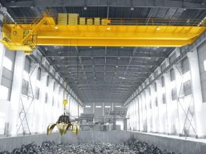 Wholesale Hydraulic Grapple Grab Overhead Crane Double Girder 3 Phase 380V 50Hz from china suppliers