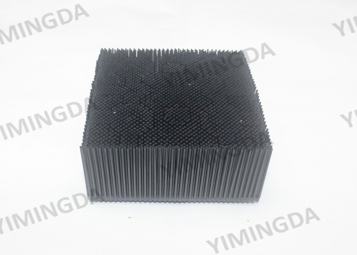 Black Square Foot Nylon Auto Cutter Bristle Spare Parts For Gerber Cutter Machine