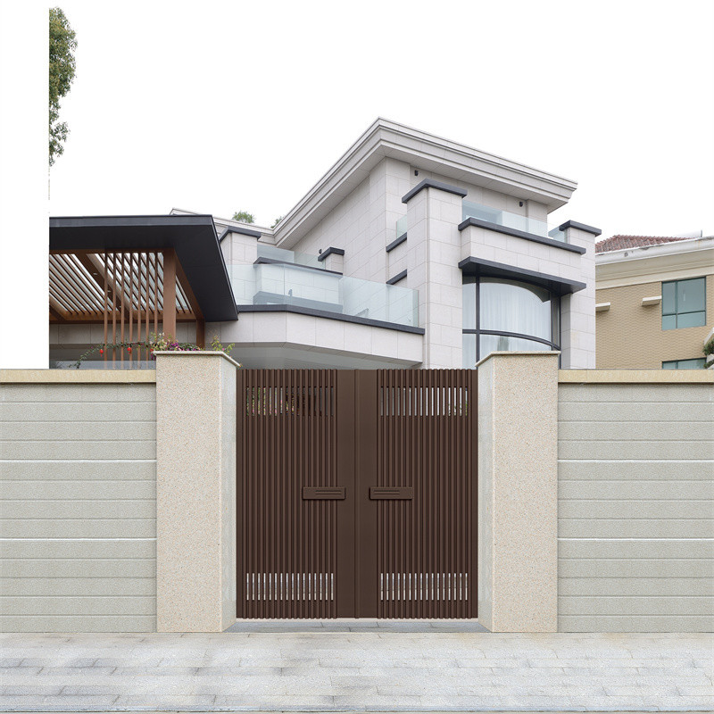 Electrical Motorized Aluminum Drive Way Gates Bifold Sliding Door