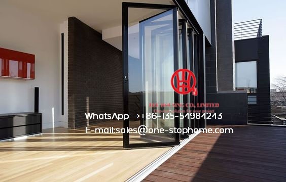 Heat Insulation Waterproof Thermal Break Aluminum Folding Door