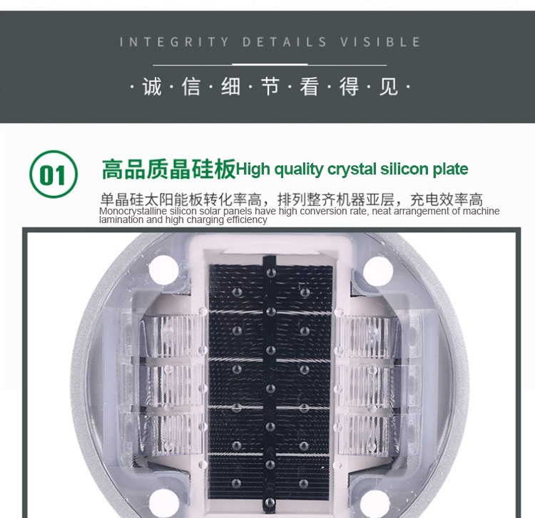 Customized Size Aluminium Road Stud Cat Eye Reflective Road Stud For Roadway Safety