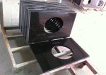 Custom Black Granite Bathroom Vanity Tops / Granite Lavatory Tops
