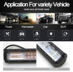 5D Projector Led Bar Light For 4x4 Off road Trucks Boat SUV ATV UTV Strobe