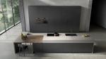 Black Melamine Kitchen Cabinets Tailored Kitchen Cabinet With Island Table