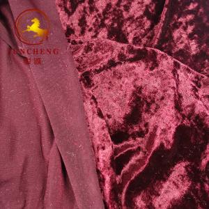 Wholesale china factory weft knitted velvet/velour/crush velvet for garment and chair cover from china suppliers