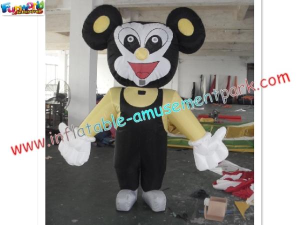 Customized Cute Model Cartoon Moving Advertising Inflatables with double &