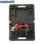 Finger protection and LED electric battery powered portable pruning shears 4.0CM