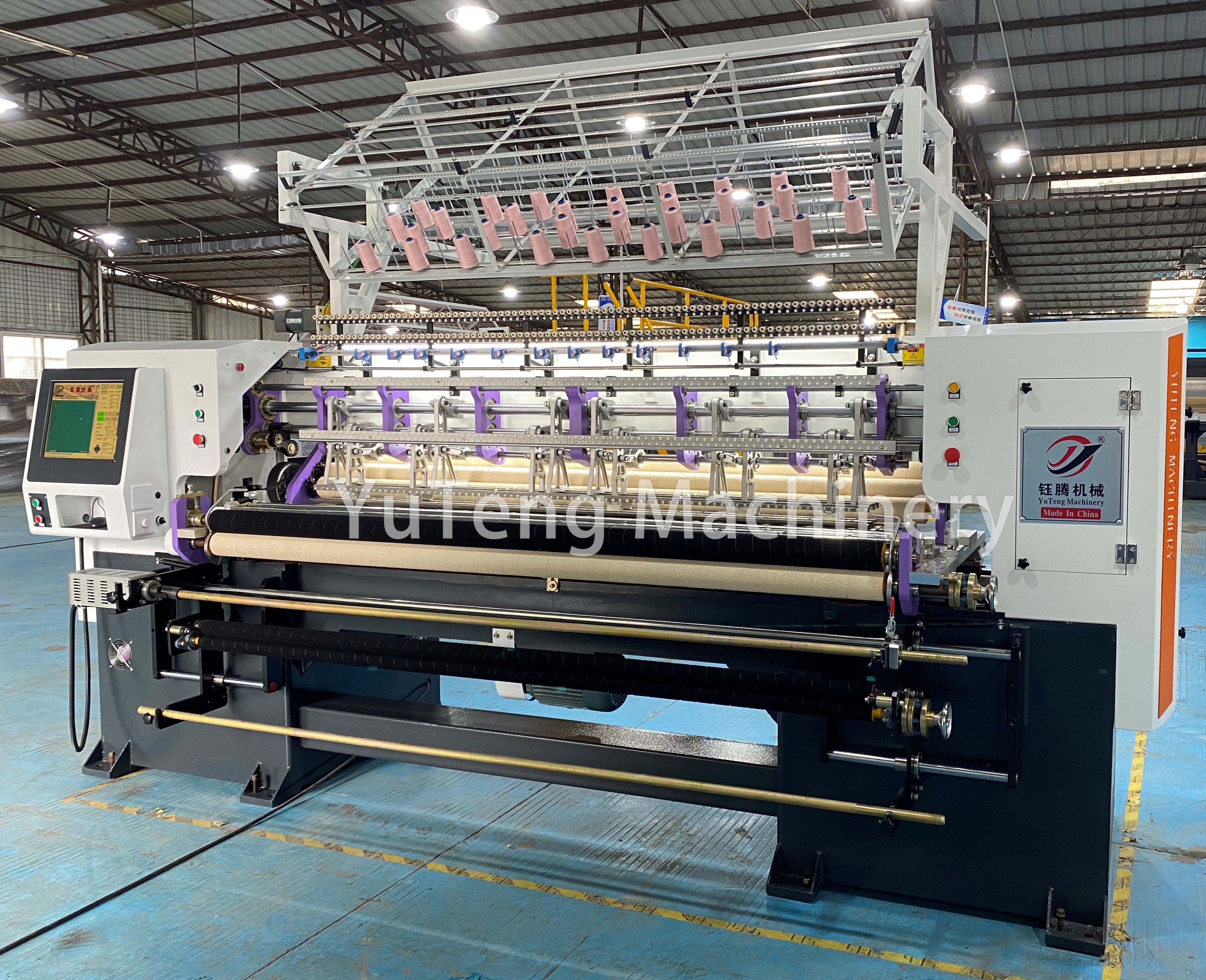 Computerized High-Speed Factory Shuttle Lock Stitch Multi Needle Quilting Machine