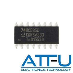 China High Speed Programmable Integrated Circuit 74HC595D For 8 Bit Shift Register / Latch on sale
