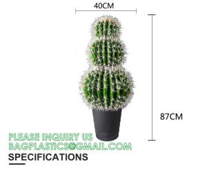 Wholesale Artificial Cactus Fake Big Cactus 36 Inch Faux Cacti Plants For Home Garden Office Store Decoration from china suppliers