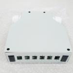 8 Ports Small Fiber Optic Termination Box , Fiber Optic Wall Mount Termination