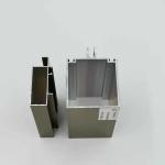 Custom Thickness 0.9mm 1.5mm Curtain Track Profiles For Curtain Wall