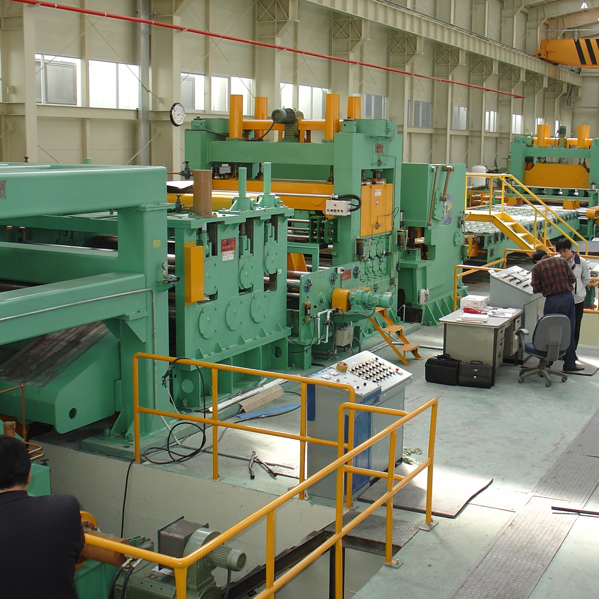 Steel Coil Slitting Line for 30T Coil Weight Uncoiling Leveling Shearing and Stacking