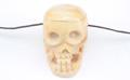 Hand Carved Cattle Bone Beads Skull for Necklaces and Bracelets