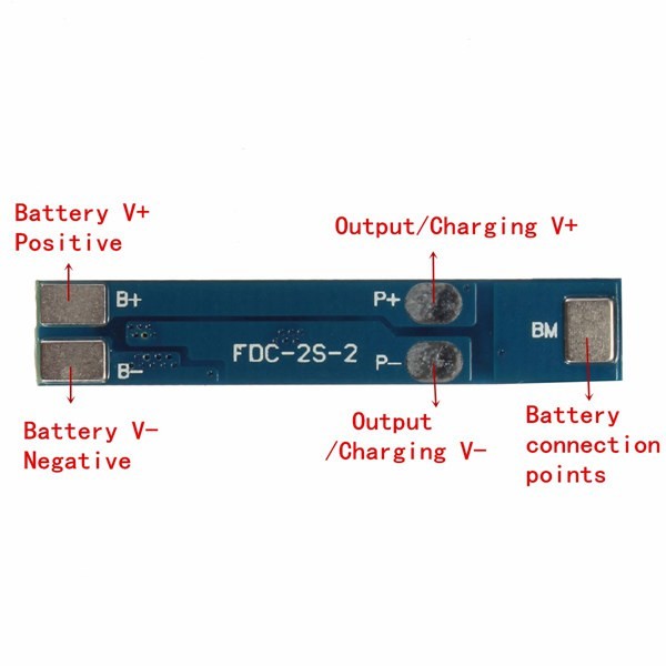 2S 3A Protection Board 18650 charger Li-ion Lithium Battery Module