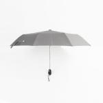 Grey Compact Auto Open Umbrella , Promotional Auto Open Auto Close Umbrella